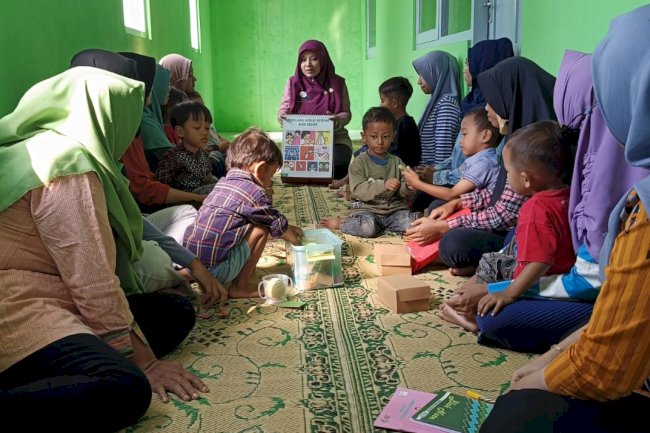KEGIATAN KELAS BALITA DI DESA NGERING 