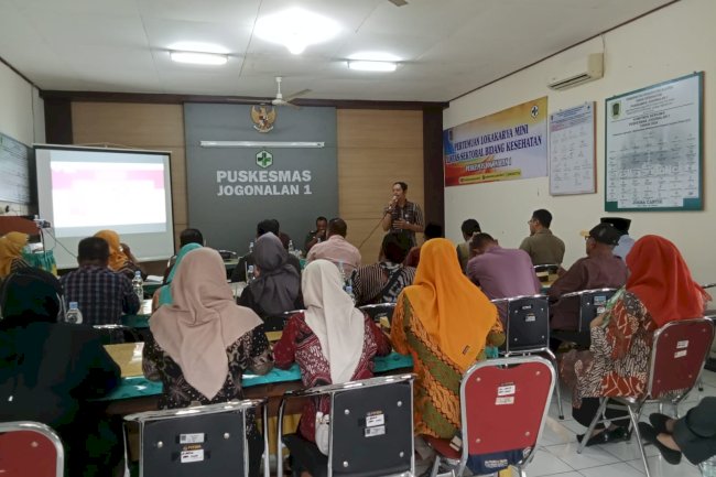 PERTEMUAN LOKAKARYA MINI LINTAS SEKTORAL PUSKESMAS JOGONALAN 1 BULAN JUNI 2025