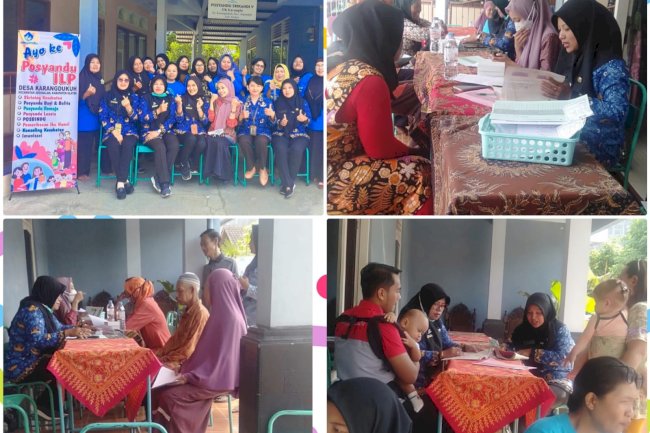 KEGIATAN POSYANDU INTEGRASI LAYANAN PRIMER (ILP) DI POSYANDU SRI KANDI 5 DESA KARANGDUKUH 17 JULI 2025