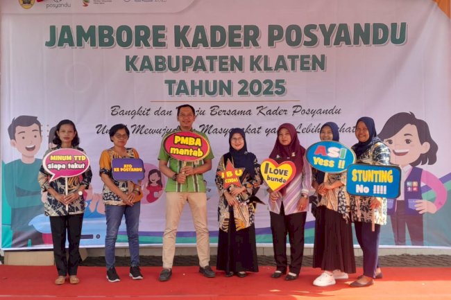 KEGIATAN JAMBORE KADER POSYANDU 7 AGUSTUS 2025 DI PENDOPO KABUPATEN KLATEN