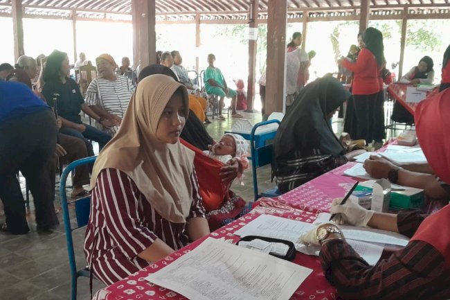 KEGIATAN POSYANDU ILP CEMPAKA DUKUH BAKUNG DESA BAKUNG 14 AGUSTUS 2025