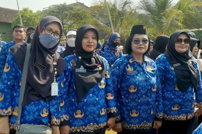 UPACARA HUT RI KE 80 DI LAPANGAN NGENDO KECAMATAN JOGONALAN KABUPATEN KLATEN 17 AGUSTUS 2025