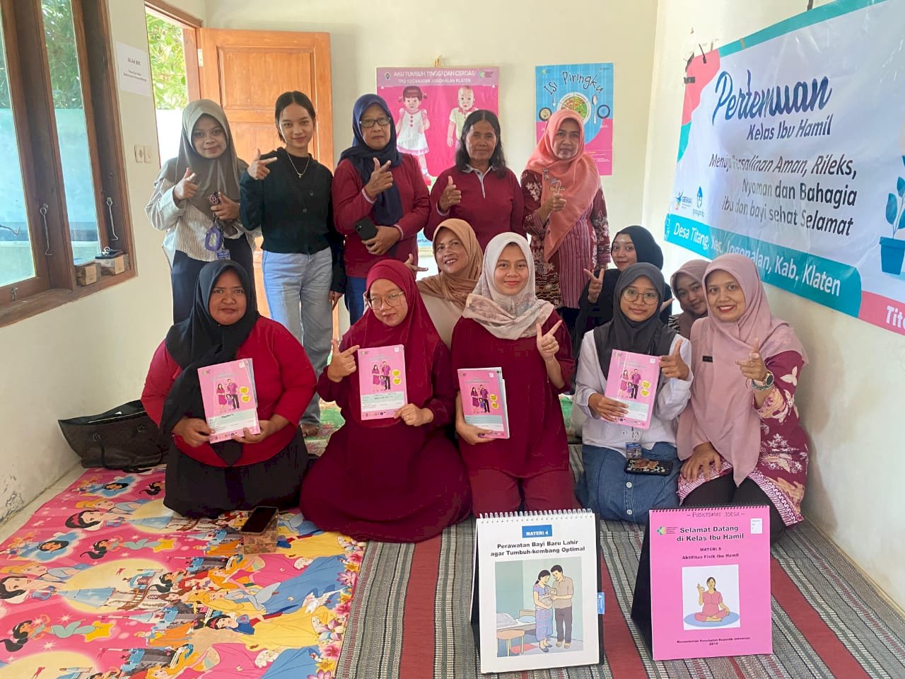 KELAS BUMIL KE 4 DI PKD  DESA TITANG TANGGAL 22 JULI 2025